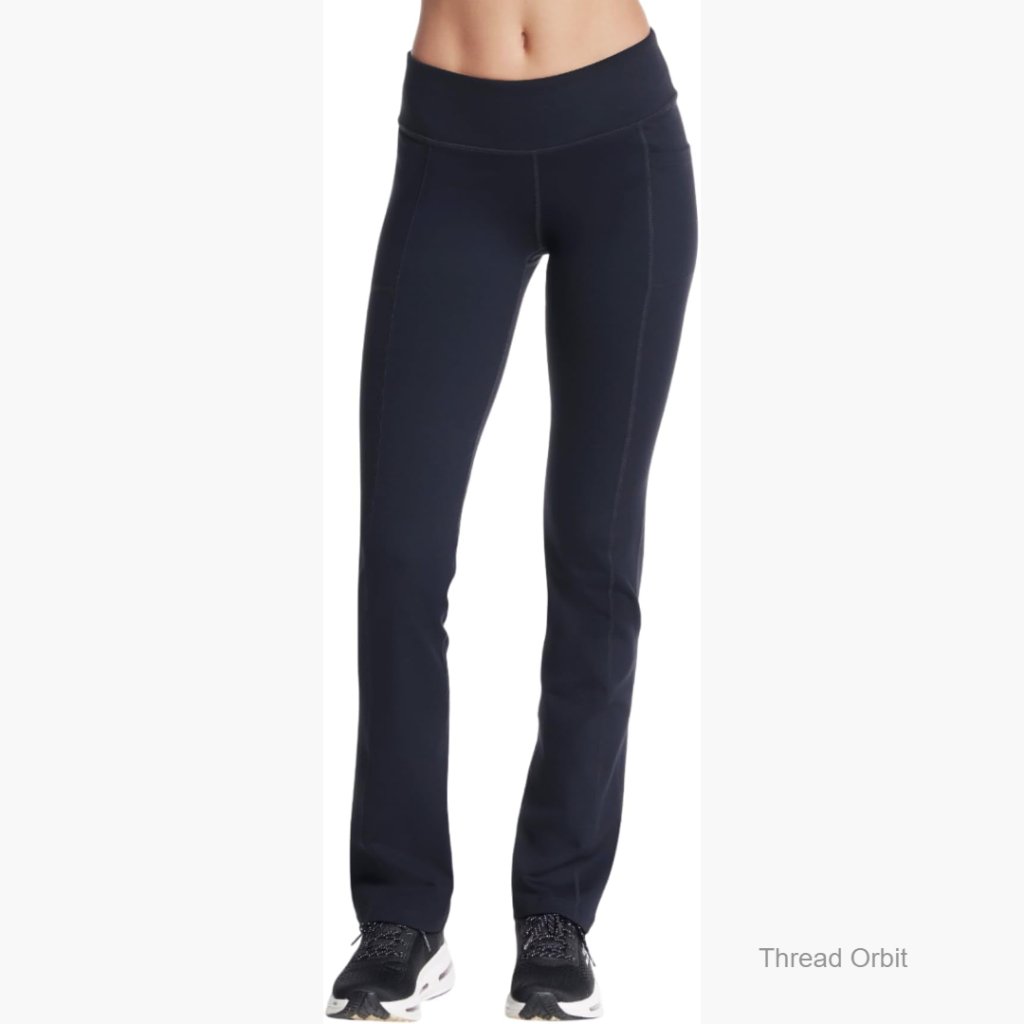 Mid Rise Active Pants With Pockets, 31-Inch Inseam, Goflex Fabric